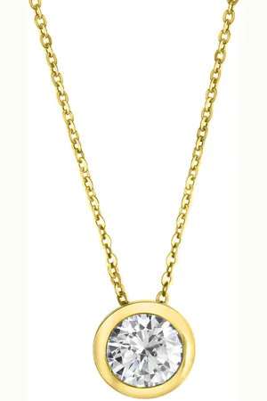 CELESTA Halskette 925/- Sterling Silber Zirkonia weiß Charms & Kettenanhänger 1 ct Damen (69.99 € / 1 ct)