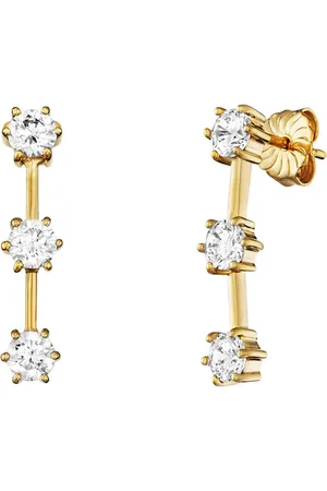 JULIE JULSEN Ohrstecker 925/- Sterling Silber Zirkonia weiß Ohrringe 1 ct Damen (97.99 € / 1 ct)