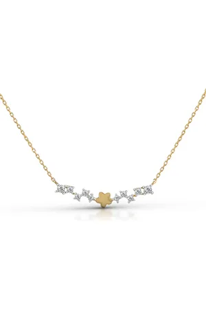 ELLEN K. Collier 375/- Gold Zirkonia Ketten 1 ct Damen (188.99 € / 1 ct)