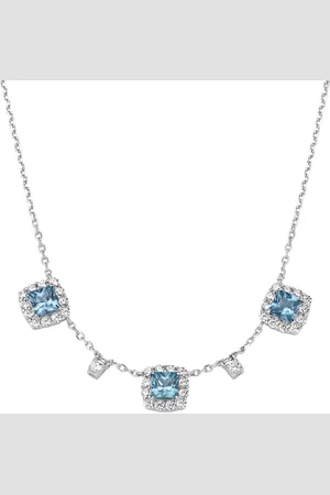 Giorgio Martello Collier Ziersteine, Zirkonia weiß, Silber 925 Ketten 1 ct (109.64 € / 1 ct)