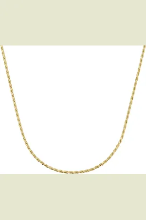 Giorgio Martello Kette diamantierte Kordelkette, vergoldet, Silber 925 Ketten 1 ct (54.99 € / 1 ct)