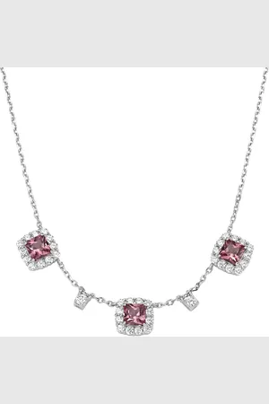 Giorgio Martello Collier Ziersteine, Zirkonia weiß, Silber 925 Ketten 1 ct (128.99 € / 1 ct)
