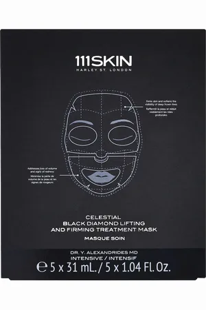111Skin Celestial Black Diamond Lifting and Firming Treatment Mask Box Anti-Aging Masken 155 ml (774.19 € / 1 l)