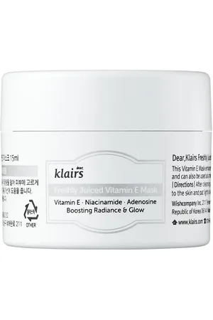 Dear, Klairs Freshly Juiced Vitamin E Mask Glow Masken 90 ml (366.56 € / 1 l)