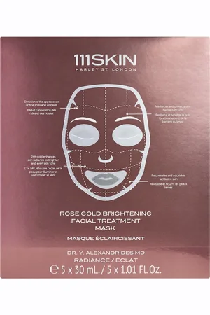 111Skin Rose Gold Brightening Facial Mask Treatment Tuchmasken 150 ml (733.33 € / 1 l)