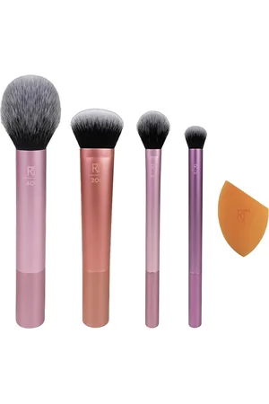 Real Techniques Everyday Essentials Set Pinselsets 1 ct Blush Brush RT 400 + Setting Brush RT 402 + Deluxe Crease Brush RT 300 + Expert Face Brush RT 200 + Miracle Complexion Sponge (17.59 € / 1 ct)