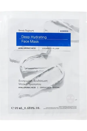 Korres GREEK YOGHURT Intensiv feuchtigkeitsspendende Tuch-Maske Tuchmasken 20 ml (395.5 € / 1 l)