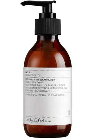 Evolve Organic Beauty DEEP CLEAN MICELLAR WATER Mizellenwasser 190 ml (101 € / 1 l)