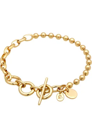 Elli Kugel Gliederkette Knebelverschluß 925 Sterling Silber Armbänder & Armreife 1 ct Damen (84.14 € / 1 ct)