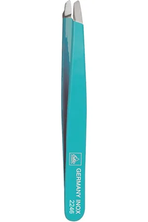 Erbe Pinzette, schräg, aquamarin, 9,5 cm Pinzetten 1 ct (14.99 € / 1 ct)
