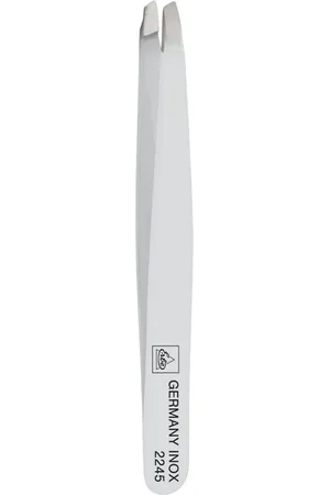 Erbe Pinzette, schräg, weiß, 9,5 cm Pinzetten 1 ct (14.99 € / 1 ct)