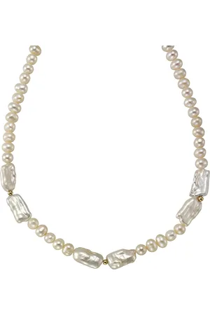 ELLEN K. Halskette 585/- Gold weiß Ketten 1 ct Damen (218.99 € / 1 ct)