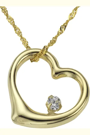 ELLEN K. Halskette 333/- Gold Zirkonia weiß Charms & Kettenanhänger 1 ct Damen (178.99 € / 1 ct)