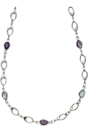 ELLEN K. Halskette 375/- Gold Amethyst blau Ketten 1 ct Damen (638.99 € / 1 ct)