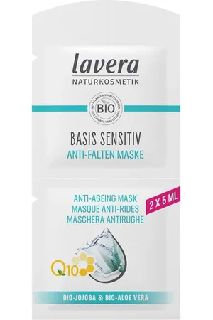 Lavera Basis Sensitive Anti-Falten Maske Q10 Anti-Aging Masken 10 ml (769 € / 1 l)