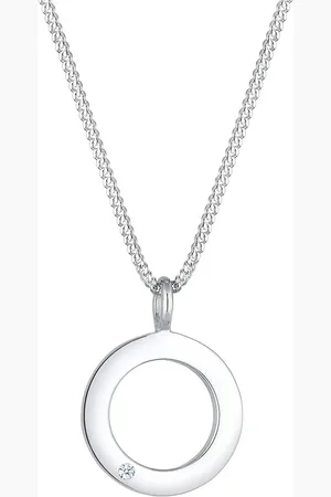 Elli DIAMONDS Kreis Unendlichkeit Diamant (0.015 ct) 925 Silber Ketten 1 ct Damen (129.99 € / 1 ct)