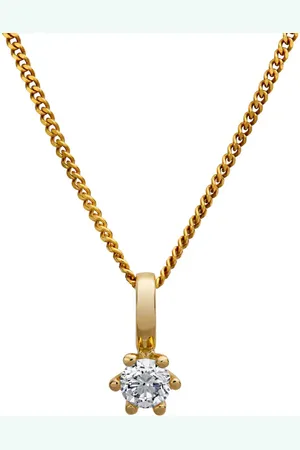 Orolino Anhänger mit Kette 585/- Gold Brillant weiß 0,25ct. Charms & Kettenanhänger 1 ct Damen (1058.99 € / 1 ct)