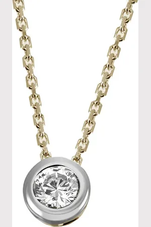 GOLDMAID Anhänger mit Kette 375/- Gold Brillant weiß 0,10ct. Charms & Kettenanhänger 1 ct Damen (528.99 € / 1 ct)
