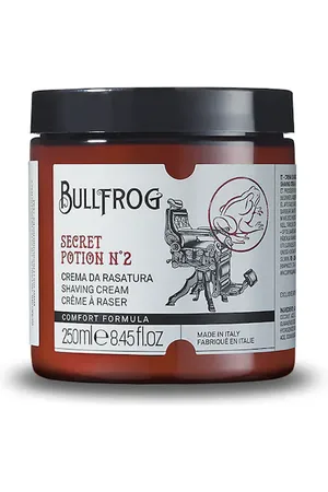 Bullfrog Rasiercreme Secret Trank N.2 Komfort Rasier- & Enthaarungscreme 250 ml Damen (160 € / 1 l)