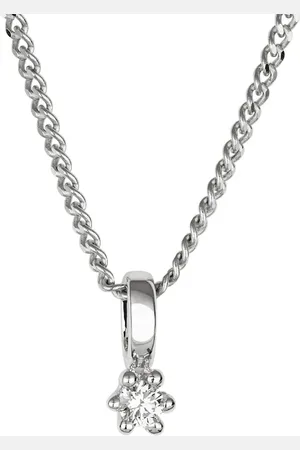 Orolino Halskette 585/- Gold Brillant weiß 0.0500 Karat Charms & Kettenanhänger 1 ct Damen (558.99 € / 1 ct)