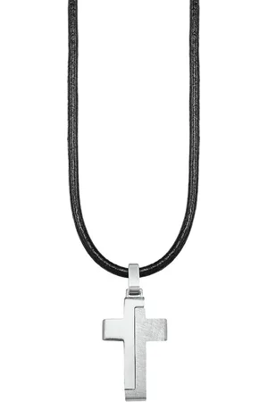 QS by s.Oliver Kette Edelstahl, Leder Ketten 1 ct Herren (42.49 € / 1 ct)