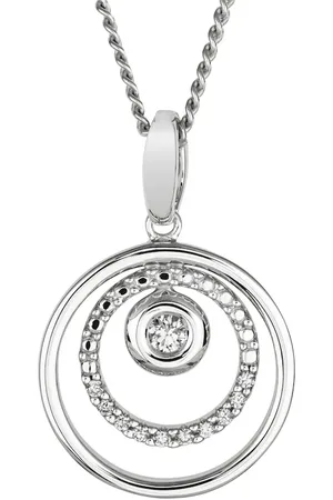 Orolino Halskette 585/- Gold Brillant weiß 0.0800 Karat Charms & Kettenanhänger 1 ct Damen (878.99 € / 1 ct)