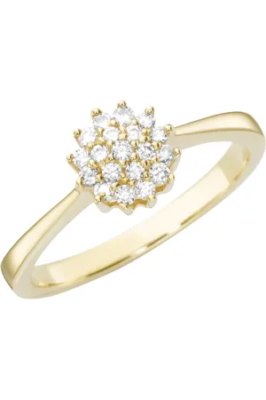 Luigi Merano Ring Blüte mit Brillanten, Gold 585 Ringe 1 ct Damen (1058.99 € / 1 ct)