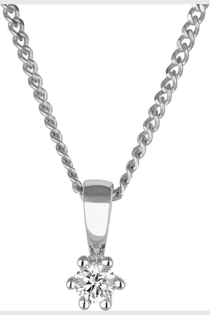Orolino Halskette 585/- Gold Brillant weiß 0.1000 Karat Charms & Kettenanhänger 1 ct Damen (658.99 € / 1 ct)
