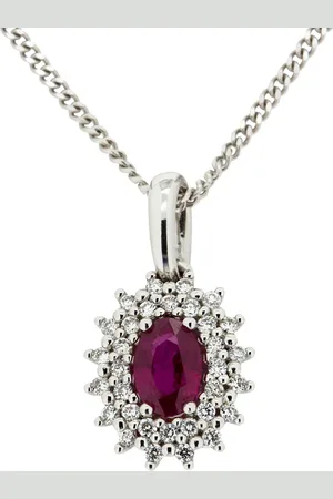 Orolino Halskette 585/- Gold Rubin rot 0.1600 Karat Charms & Kettenanhänger 1 ct Damen (1558.99 € / 1 ct)