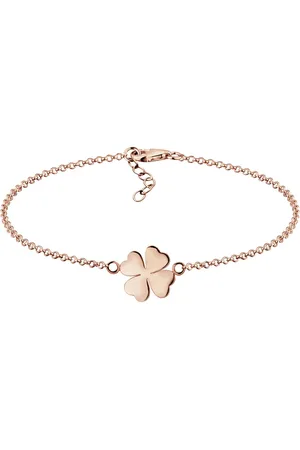 Elli Kleeblatt Glücksbringer Symbol 925 Sterling Silber Armbänder & Armreife 1 ct Damen (39.99 € / 1 ct)