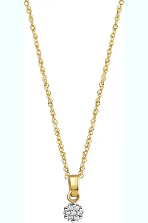 ELLEN K. Halskette 375/- Gold Zirkonia weiß Charms & Kettenanhänger 1 ct Damen (188.99 € / 1 ct)