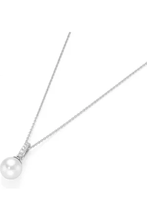 Giorgio Martello Kette Muschelkernperl Anhänger, Silber 925 Ketten 1 ct Damen (58.99 € / 1 ct)
