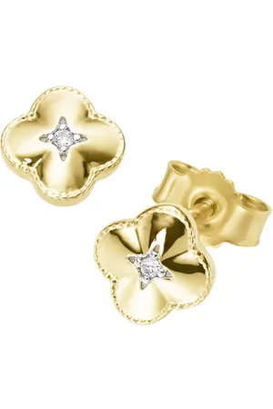 Luigi Merano Ohrstecker mit Zirkonia, 375 Ohrringe 1 ct (198.99 € / 1 ct)
