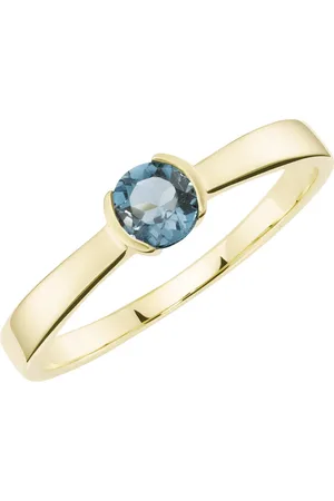 Luigi Merano Ring mit Blautopas London Blue, Gelbgold 585 Ringe 1 ct (428.99 € / 1 ct)