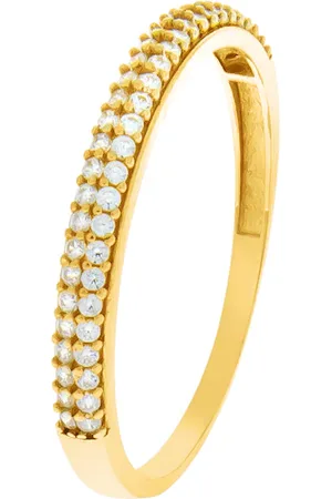 ELLEN K. Ring 375/- Gold Zirkonia weiß Ringe 1 ct Damen (188.99 € / 1 ct)