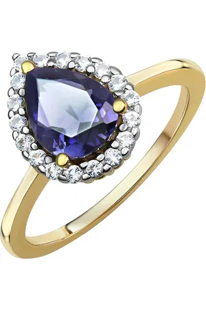 ELLEN K. Ring 585/- Gold Iolith lila 1,27ct. Ringe 1 ct Damen (748.99 € / 1 ct)