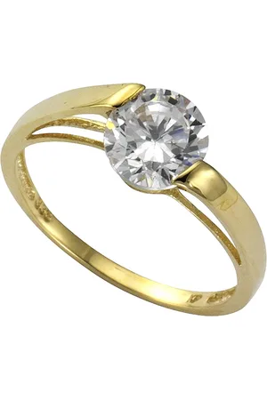 ELLEN K. Ring 333/- Gold Zirkonia weiß Ringe 1 ct Damen (228.99 € / 1 ct)