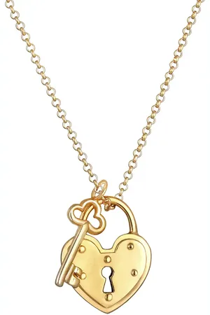 Elli Schloss Schlüssel Herz Anhänger Liebe 925 Silber Ketten 1 ct Damen (67.99 € / 1 ct)