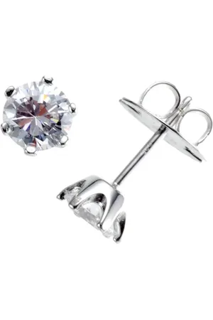 Giorgio Martello Ohrstecker mit Zirkonia, 925 Ohrringe 1 ct Damen (44.99 € / 1 ct)