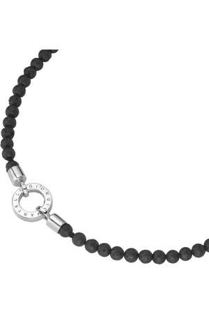 Giorgio Martello Kette aus Lavastein-Kugeln, Silber 925 Ketten 1 ct Herren (75.64 € / 1 ct)