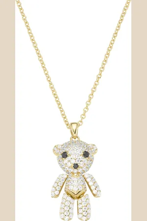 Giorgio Martello Kette Anhänger Bär mit Zirkonia, Silber 925 Ketten 1 ct Damen (109.64 € / 1 ct)