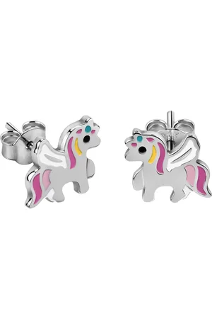 FAVS Kinderohrring 925er Silber, Emaille Ohrringe 1 ct Damen (29.89 € / 1 ct)