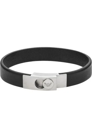 Emporio Armani Armband Leder, Edelstahl Herrenschmuck 1 ct Herren (134.69 € / 1 ct)