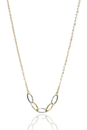 CHRIST Kette 585er Gelbgold, 585er Weißgold Ketten 1 ct Damen (348.99 € / 1 ct)