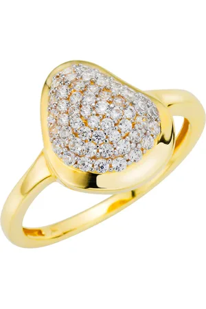 ELLEN K. Ring 333/- Gold Zirkonia weiß Ringe 1 ct Damen (318.99 € / 1 ct)