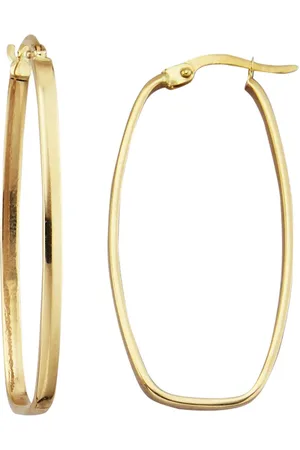 CELESTA Ohrringe Gold glanz 375/- Gold Creolen 1 ct Damen (149.99 € / 1 ct)