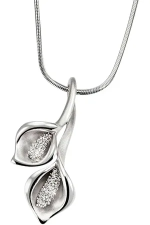 GOLDMAID Anhänger mit Kette 925/- Sterling Silber Zirkonia weiß Charms & Kettenanhänger 1 ct Damen (123.15 € / 1 ct)