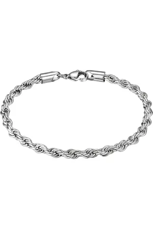 True Rebels Armband aus Edelstahl in Silber Armbänder & Armreife 1 ct Herren (29.99 € / 1 ct)