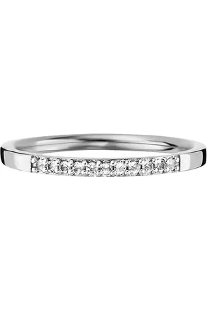 CAÏ Ring 925/- Sterling Silber Topas weiß 0,110ct Ringe 1 ct Damen (58.99 € / 1 ct)