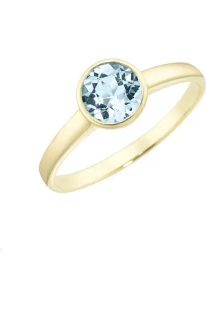Luigi Merano Ring mit Blautopas, Gold 375 Ringe 1 ct Damen (318.99 € / 1 ct)